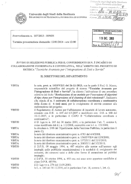 P.d.D-DiMIE N. 187 del 18/12/2013 - formazione post
