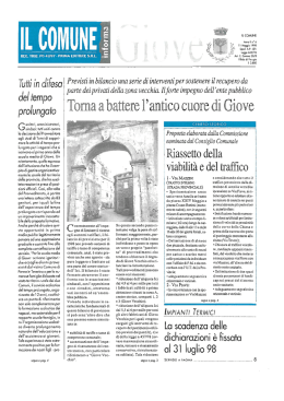 Il COMUNE - Comune di Giove