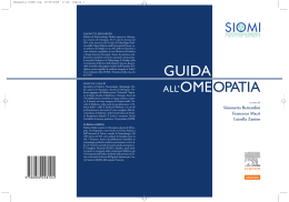 Guida all`omeopatia - Farmacia San Lorenzo