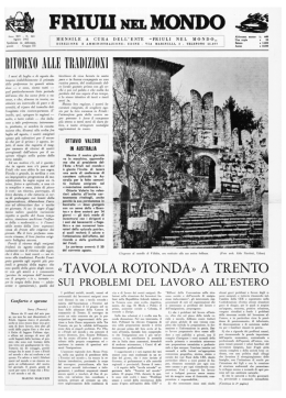 Friuli nel Mondo n. 141 agosto 1965