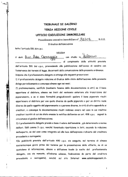 Delega - Aste Giudiziarie Salerno
