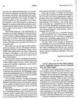 Dizionario del liberalismo Italiano - Entra nel sito dell`Istituto Storico