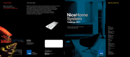NICE ALLARME CATALOGO COMPLETO