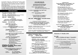 Nel calendario degli eventi accademici del 2010 acquista