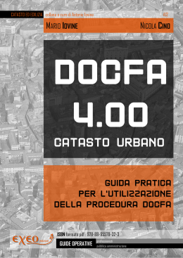 DOCFA 4 - CATASTO URBANO