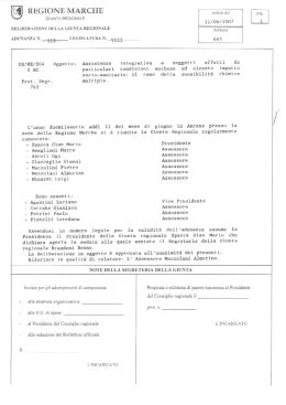 Page 1 @ REGIONE MARCI`IE GIUNTA REGI&Ugrave;NALE