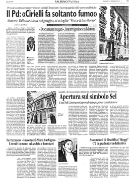 Il Pd: «Cirielli fa soltanto fumo
