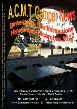 nov dic pag sequ 2012 - Associazione Camperisti della Marca