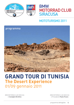 grand tour di tunisia - logo Moto Club Siracusa