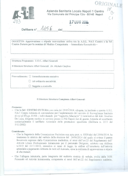 DELIBERA 1156 - ASL Napoli 1 Centro