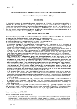 tribunale di salerno terza sezione civile ufficio esecuzioni immobiliari