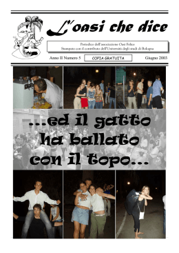 L`oasi che dice - Chimica Industriale