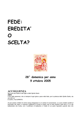 libretto della Messa