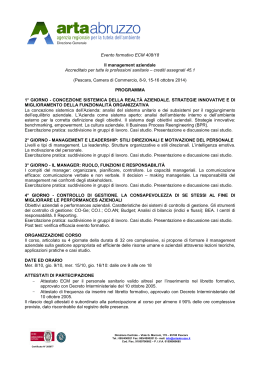 programma - ARTA Abruzzo