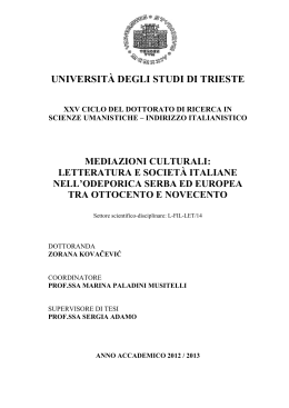 OpenstarTs - Universit&agrave; degli Studi di Trieste