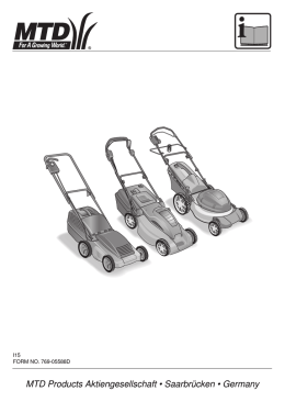 MTD Products Aktiengesellschaft &bull; Saarbr&uuml;cken