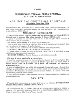 CONI - Pesca Ambiente Molise