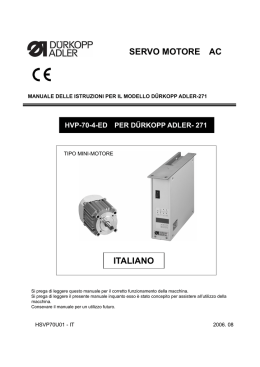 servo motore ac italiano - Duerkopp