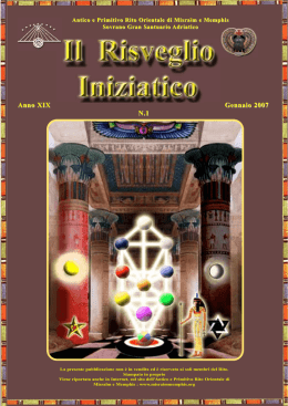 Il Risveglio Iniziatico - Gennaio 2007