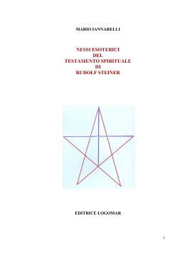 Nessi esoterici del testamento spirituale di Rudolf