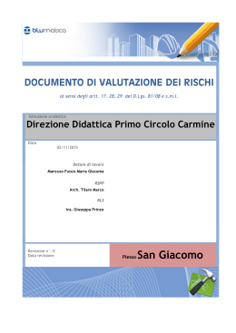 DVR 2015-2016 plesso San Giacomo