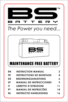 maintenance free battery