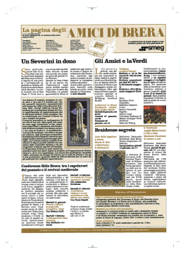 La Pagina degli Amici - Gennaio 2012