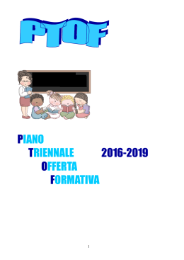 piano triennale offerta formativa - Istituto Comprensivo Cremona Tre