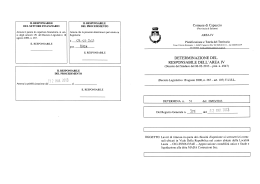 del settore finanziario