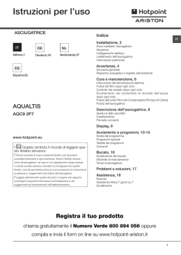 Istruzioni per l`uso