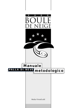Manuale metodologico