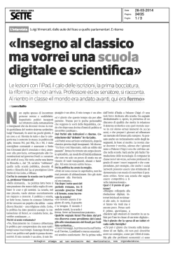 vorrei una scuola digitale