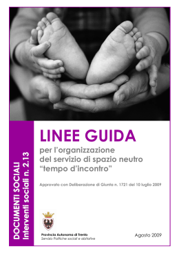 linee guida - Trentinosociale.it