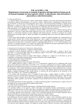 DM 14-12-2001 n. 454 Regolamento concernente le