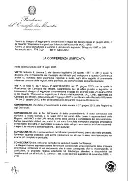 Visualizza documento pdf - Conferenza Stato Regioni