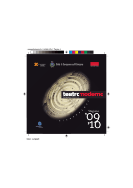 Stagione teatrale 2009/2010