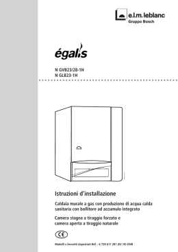 Istruzioni d`installazione