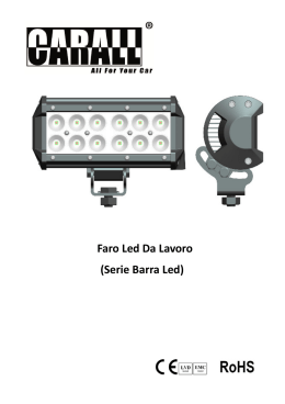 Faro Led Da Lavoro (Serie Barra Led)