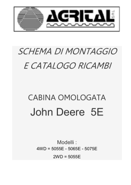 Manuale John Deere 5E