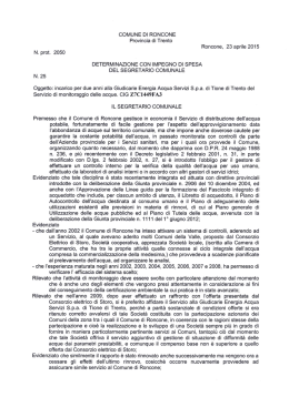 Testo - Comune di Roncone