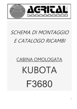 Manuale Kubota F80 /F90