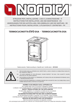 termocucinotta evo dsa - termocucinotta dsa - GAS