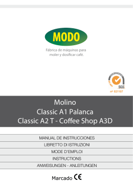 Descargar Manual Molino Classic Palanca