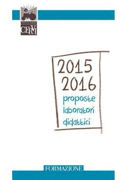 Proposte didattiche 2015-2016