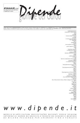 www . dipende . it - Giornale Del Garda