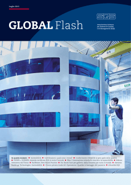 GLOBAL Flash, Edizione luglio 2013