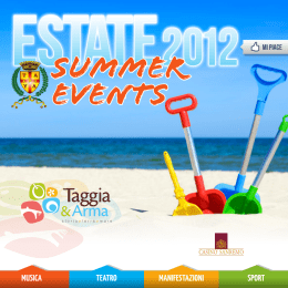Summer Events - Comune di Taggia