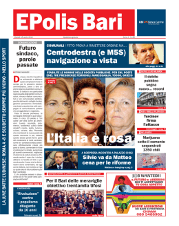 L`Italia &egrave; rosa
