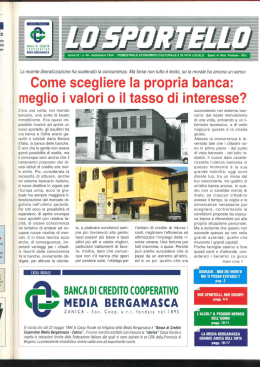 Come scegliere la propria banca
