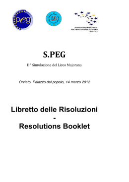 Booklet - Ufficio Scolastico Regionale per l`Umbria